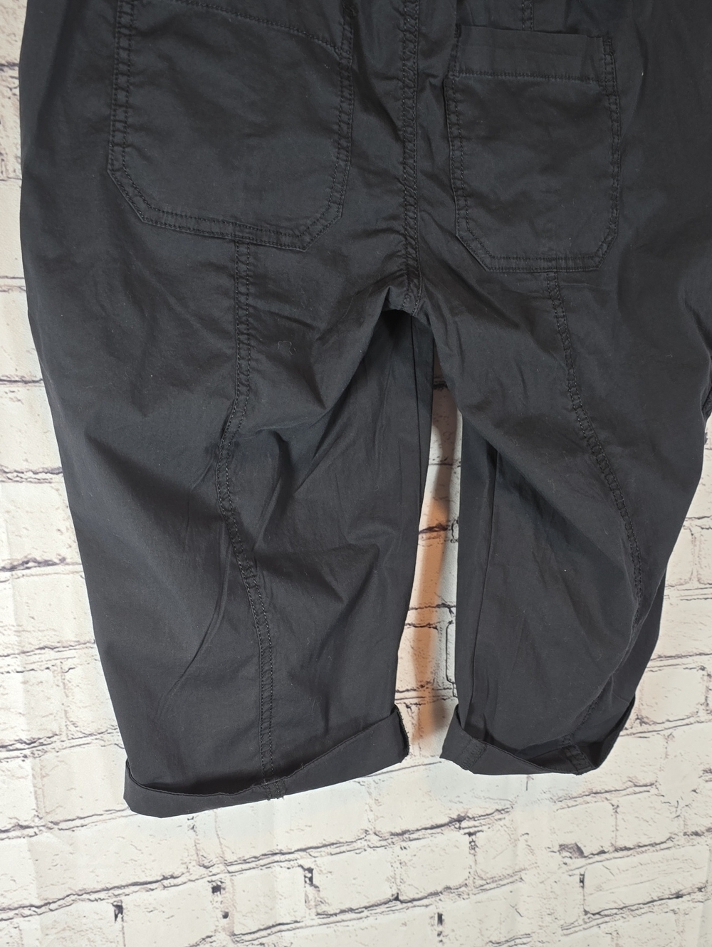 Sonoma Black Mid Rise Capri Pants Size 8 NWT - Picture 10 of 13